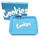 LED Rolling Tray By Glow Tray. Cookies V3 Blue