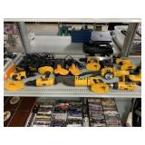 DeWalt 18V Cordless Tools with 4 Batteries and