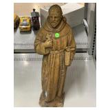 Religious Statue Figurine. Solid Stone. Approx