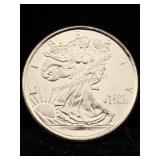 1/10 Ozt .999 Fine Silver Round Walking Liberty