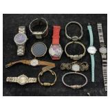 Collection Of Quartz Watches Incl. Geneva, Elgin,