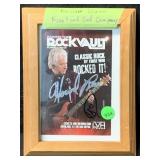 Autograph photo of rock n