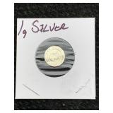1g - .999 Fine Silver Round Token