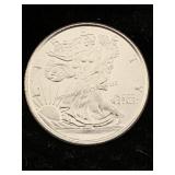 1/10 Ozt .999 Fine Silver Round Walking Liberty