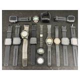 3 Quarts Watches Incl. Casio, Timex, Etc & Cases