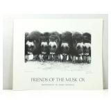 Black and white wildlife photography poster,
