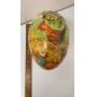10" Vintage German Dem. Rep. Paper Mache' Egg