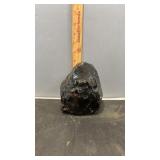 Black Rough Obsidian? Smoky Quarts? Rock 5"