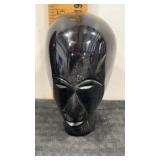 4.5" black head bust