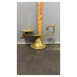 Brass Candle Holder with Spikes Baroque 4"