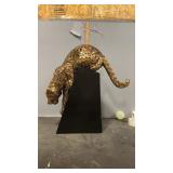 Artmax 2875-AD Metal Washer Panther Sculpture on