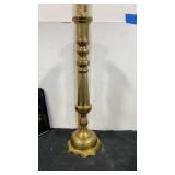 Brass candle holder 19" tall