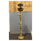 Large Brass Candlestick Holder 40" Detachable