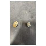 Pyrite Mineral Chunk 1.5" x 1" x 1" and Jasper