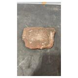 Clay stone? Slab 6" x 5" x .5"