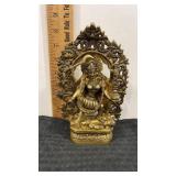 Brass Hindu goddess Maa Kali Mata idol statue