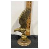 Solid brass  11.5" Eagle statue