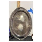Rogers international silver plate platter  23 x