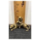 Chinese brass Buddha miniature figurine