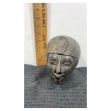 Egyptian head statue 5" tall