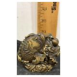 Brass or bronze figure of a fish likely a