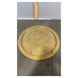 13" Etched Brass Wall Plate