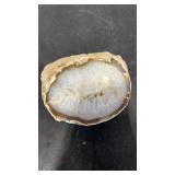 Large Agate Sliced Geode 6.5" x 6.5" x 2.5"