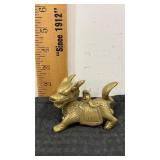 3" dragon   Solid brass figure