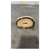 Agate Sliced Polished Geode 4" x 2.5" x 3"