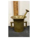 Brass Mortar & Pestle Apothecary pharmacy