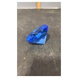Blue Diamond with White House Inside Souvenir
