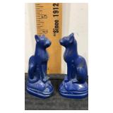 2.   4" Egyptian cat figures