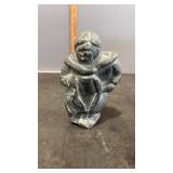Carved Soapstone Inuit Statue 4.5" x 2.5" x 7.5"