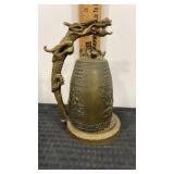Bronze /brass Chinese Temple Asian Dragon gong