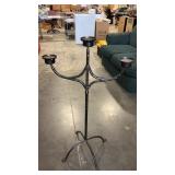 Wrought iron floor, candle, Habra candle holder