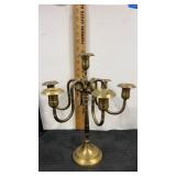 Brass Candelabra with 7 arms designed to hold