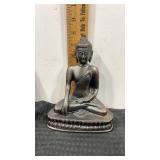 Asian Tibetan brass Buddha statue/ figure  7.5"