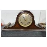Sessions mantel wooden clock  no key.  Untested