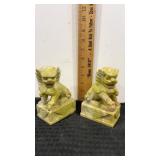 Pair of Foo Dogs   5" tall also known as Chinese