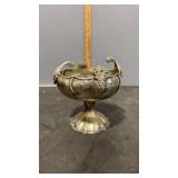 Unmarked Silver Plate Bowl 7" Tall