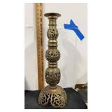 21.50 " tall brass candle stick holder