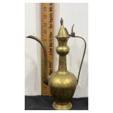 Indian teapot/genie lamp  11.5"