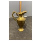 Unmarked Brass Pitcher 8.5"