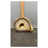Agate Crystal Geode 5"