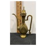 Tibetan /asian ornate brass dragon Motif coffee/