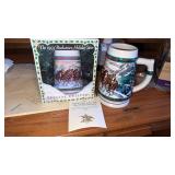 Anheuser-Busch   holiday  beer stein in original