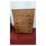 Mid Century Modern 7 Drawer Dresser 33.5" x 18.5"