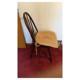Mid Century Modern Kitchen Chair 34" with