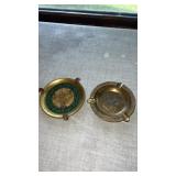 Brass ashtrays