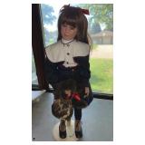 Doll with stand  29"